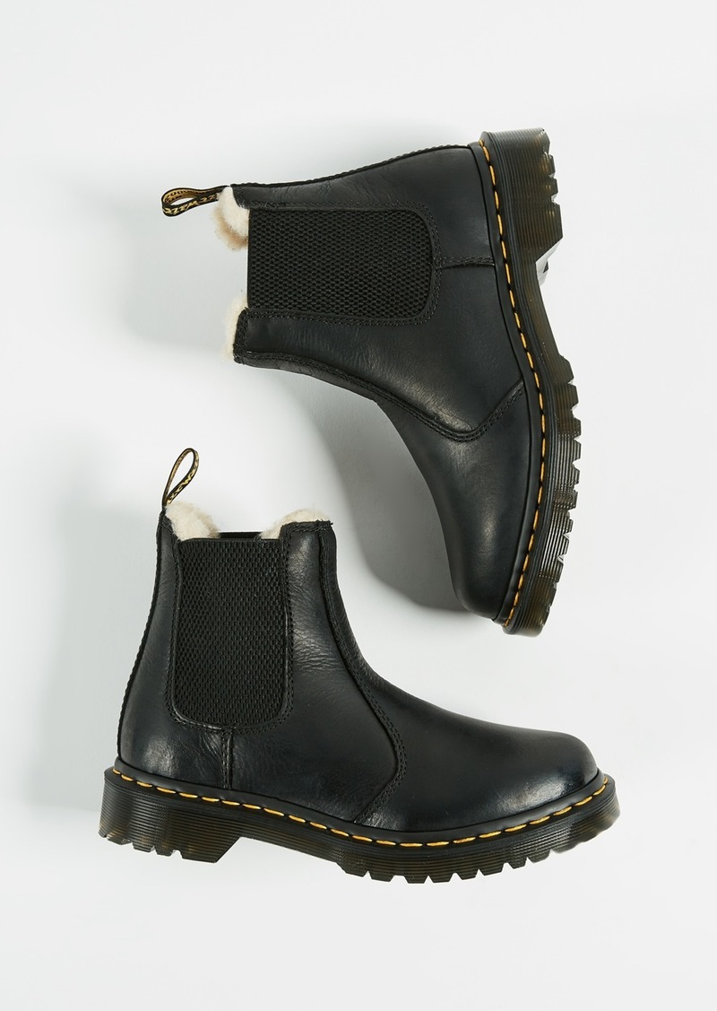 leonore sherpa chelsea boots