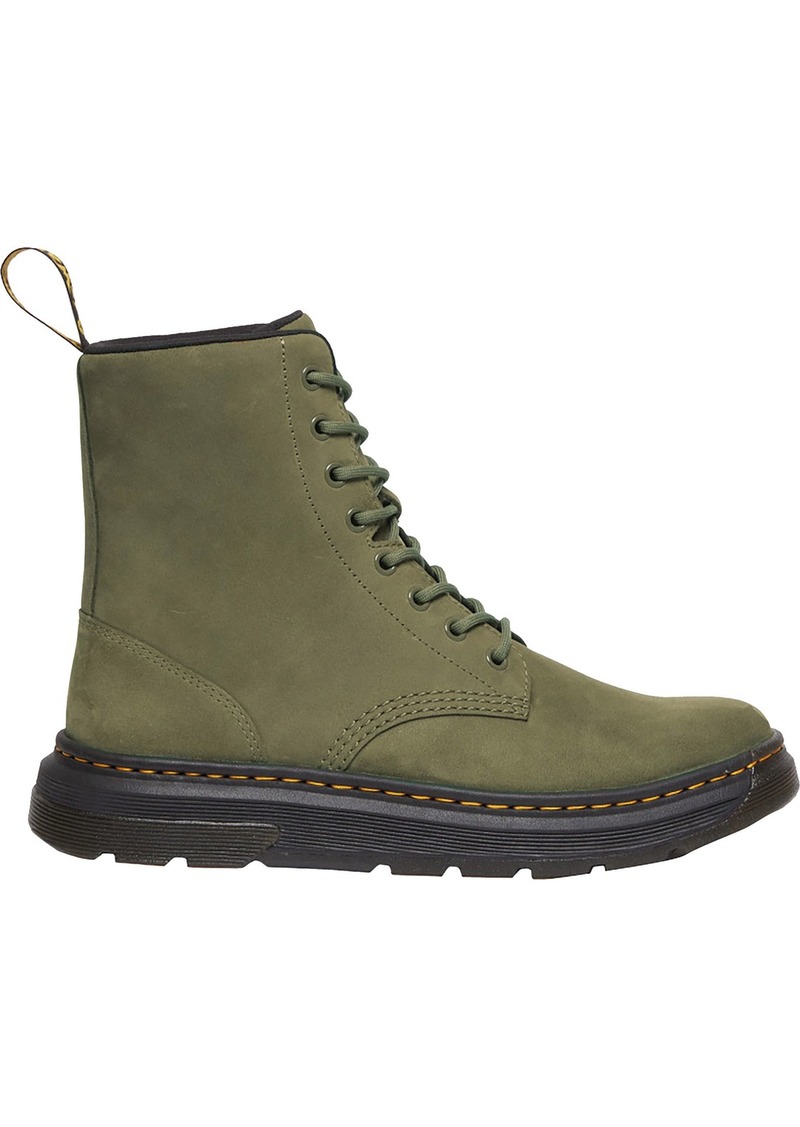 Dr. Martens Men's Crewson Nubuck Leather Everyday Boots, Size 8, Green