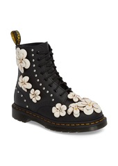 dr martens flower boots