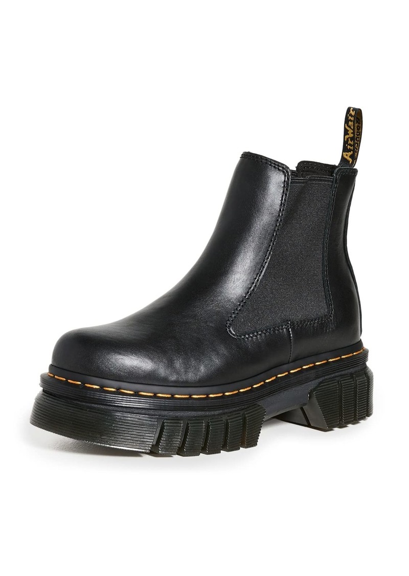 Dr. Martens Unisex-Adult Audrick Nappa Leather Platform Chelsea Boots