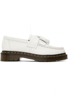 Dr. Martens White Adrian Loafers