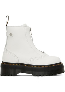 Dr. Martens White Jetta Boots