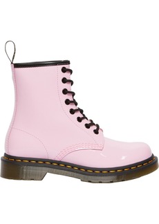 Dr. Martens Women's 1460 Patent Leather Lace Up Boots, Size 6, Pink