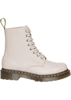 Dr. Martens Women's 1460 Virginia Leather Boots, Size 6, Gray