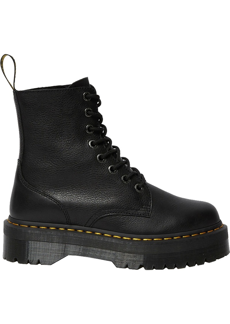 Dr. Martens Women's Jadon III Pisa Leather Platform Boots, Size 5, Black