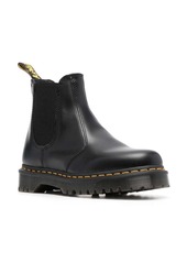 Dr. Martens leather round-toe boots