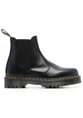 Dr. Martens leather round-toe boots