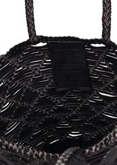 Dragon Corso Weave Leather Bucket Bag