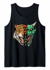 Dragon and Tiger Head - Muay Thai and Kickboxing Gift Tank Top
