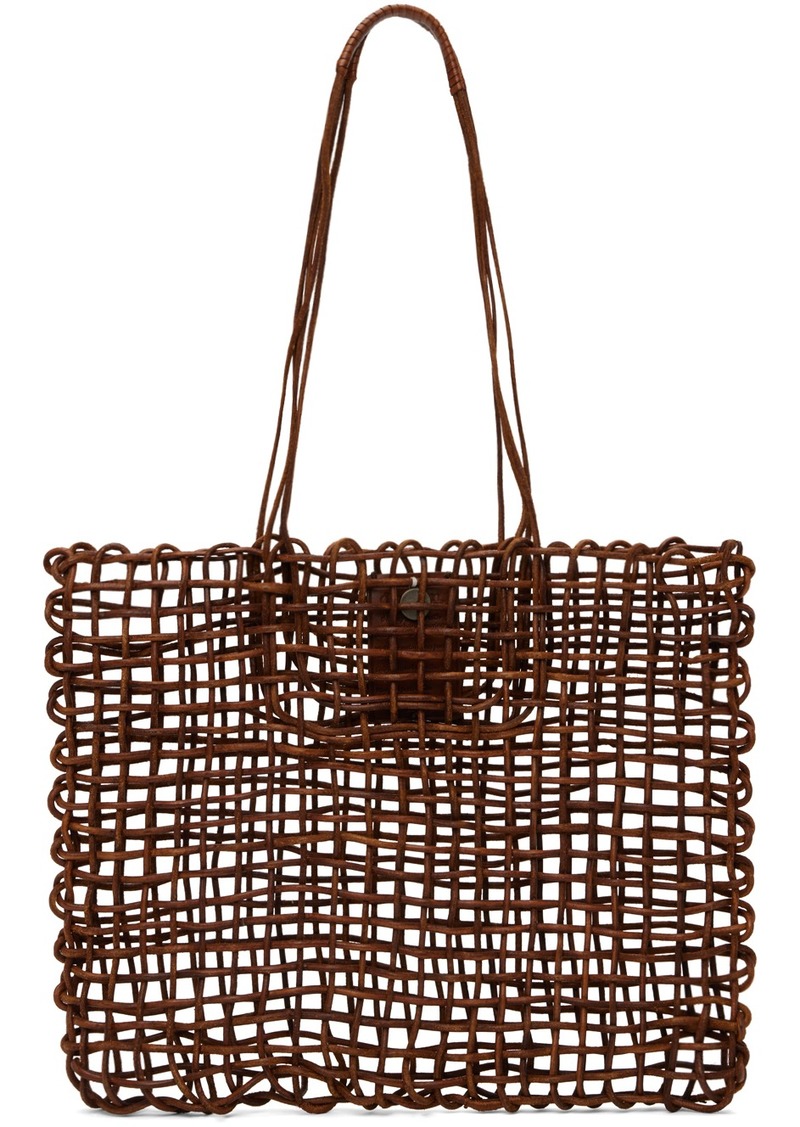 Dragon Diffusion Brown EW Kanpur Tote