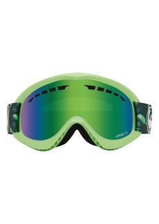 DRAGON DXS Base Ion 60mm Snow Goggles in Cosmic Pop/Green Ion at Nordstrom