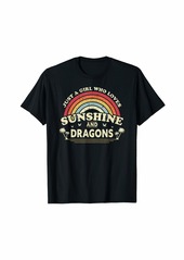 Dragon Shirt. Just A Girl Who Loves Sunshine And Dragons T-Shirt