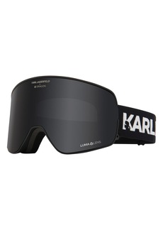 DRAGON x Karl Lagerfeld NFX2 60mm Snow Goggles with Bonus Lens in Repeatkl Llmidnight at Nordstrom