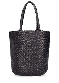 Dragon Hand Braided Leather Straps Basket Bag