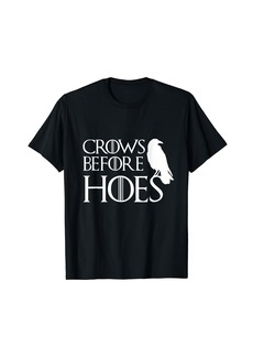 Dragon Men Women Crows Before Hoes Funny T Shirt Vintage Gift T-Shirt