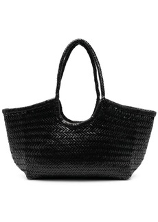 Dragon Nantucket interwoven leather tote bag