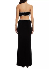 Dress the Population Ariana Strapless Off-The-Shoulder Maxi Dress