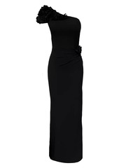 Dress the Population Aubrielle ​Asymmetric Gown