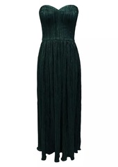 Dress the Population Audrina Plissé Strapless Gown