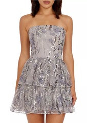 Dress the Population Callie Strapless Sequined Minidress