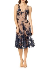 Dress the Population Audrey Embroidered Fit & Flare Dress