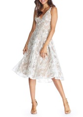 Dress the Population Elisa Lace Fit & Flare Dress