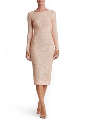 Dress the Population Emery Long Sleeve Sequin Cocktail Dress