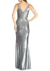 jordan ruched mermaid gown