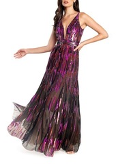 Dress the Population Samira Sequin Embellished Gown