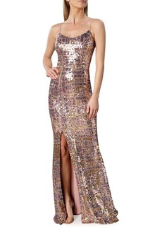 Dress the Population Tori Sequin Mermaid Gown