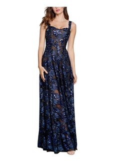 Dress the Population Womens Anabel Fit and Flare Maxi Special Occasion   US