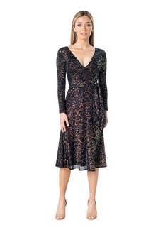 Dress the Population Womens Daphne Fit and Flare Midi Special Occasion   US