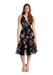 Dress the Population Womens Harlow Fit and Flare Midi Special Occasion   US