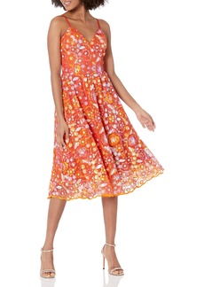 Dress the Population Womens Maren Fit and Flare Midi Special Occasion   US