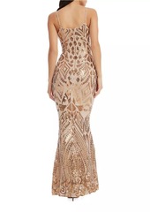 Dress the Population Giovanna Sequined Mermaid Gown