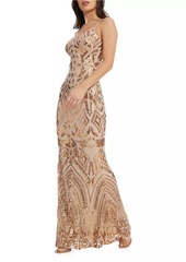 Dress the Population Giovanna Sequined Mermaid Gown