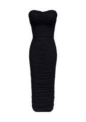 Dress the Population Heather Ruched Midi-Dress