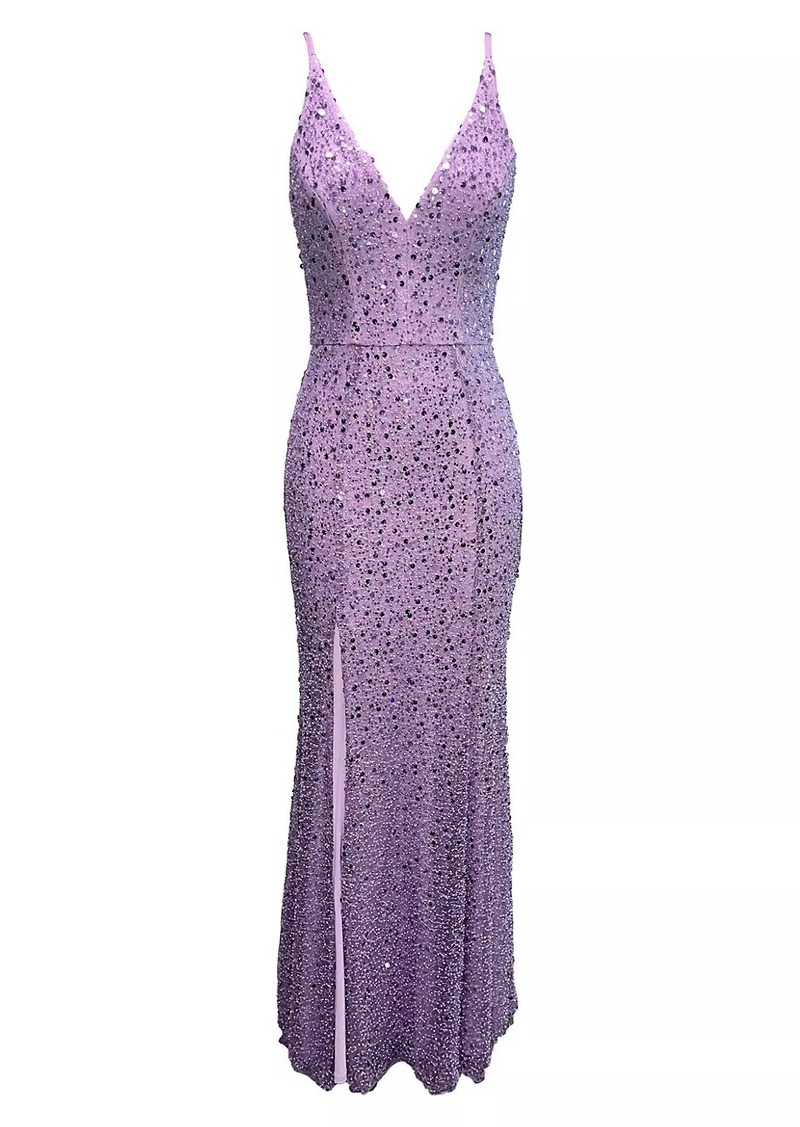 Dress the Population Iris Sequin Tulle Gown