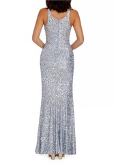Dress the Population Iris Sequined Mermaid Gown