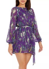 Dress the Population Kirsi Floral Loose Minidress