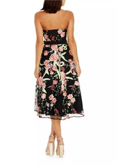 Dress the Population Mabel Floral Mididress