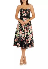 Dress the Population Mabel Floral Mididress