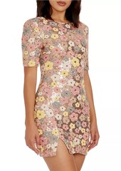 Dress the Population Maddox Floral Sequined Minidress