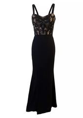 Dress the Population Monique Lace Bustier Gown