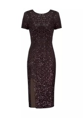 Dress the Population Natasha Sequined Midi-Dress