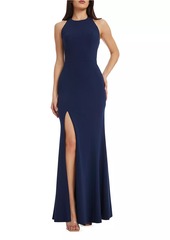 Dress the Population Paige Halterneck Mermaid Gown