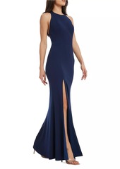 Dress the Population Paige Halterneck Mermaid Gown