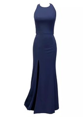 Dress the Population Paige Halterneck Mermaid Gown