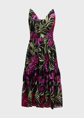 Dress the Population Paulette Embroidered Fit-&-Flare Dress