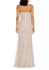 Dress the Population Sheridan Strapless Beaded Mermaid Gown